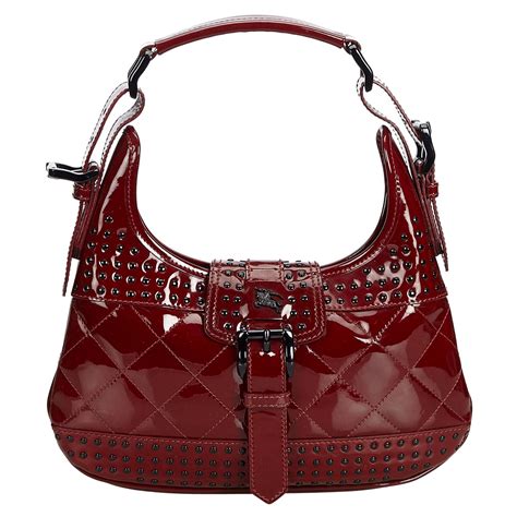 burberry red handbag